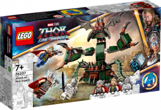 76207 LEGO® Marvel Uzbrukums Jaunajai Asgardai, no 7+ gadiem, NEW 2022! (Maksas piegāde eur 3.99)