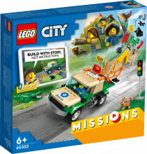 60353 LEGO® City Savvaļas dzīvnieku glābšanas misijas, no 6+ gadiem, NEW 2022! (Maksas piegāde eur 3.99)
