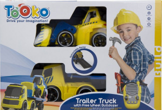 Silverlit Radiovadāmā mašīna Pašizgāzējs un buldozers 81487