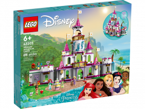 43205 LEGO® Disney Princess Nepārspējamā piedzīvojumu pils, no 6+ gadiem, NEW 2022!