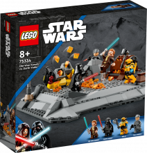 75334 LEGO® Star Wars™ Obi-Wan Kenobi™ pret Darth Vader™ ,no 8+ gadiem, NEW 2022! (Maksas piegāde eur 3.99)