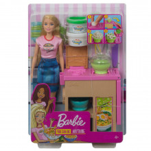Barbie Lelle Bārbija -profesija- Pastas meistare ar plastilīnu no 4 gadiem GHK43