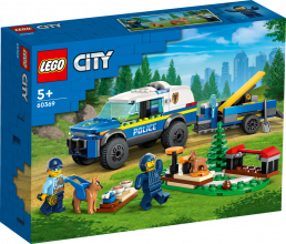 60369 LEGO® City Policijas suņu mobilais treniņš, no 5+ gadiem, NEW 2023!