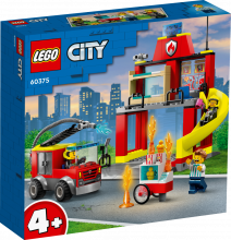 60375 LEGO® City Пожарная часть и пожарная машина с 4+ лет, NEW 2023!