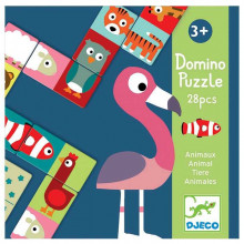 DJ08165 Djeco Domino spēle - Atpazīsti astes? no 3 gadiņiem