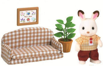 Sylvanian Families Trušu tēvs un dīvāns 5013