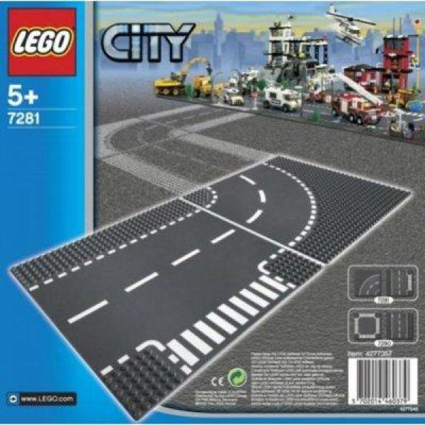 7281 LEGO City T-veida krustojums un pagrieziens