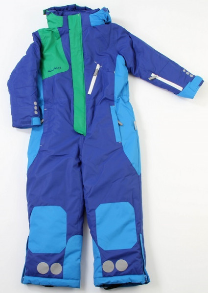 Izpārdošana! Kozi Kidz Mora sniega tērps, tumši zils/gaiši zils/zaļš, izmērs 100cm (Zviedrija)