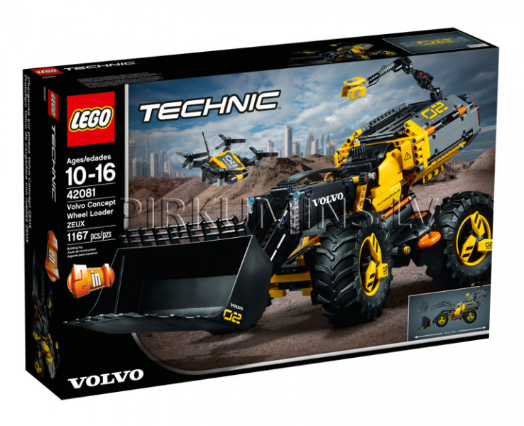 42081 LEGO® Technic VOLVO konceptuālais iekrāvējs uz riteņiem ZEUX, NEW 2018!