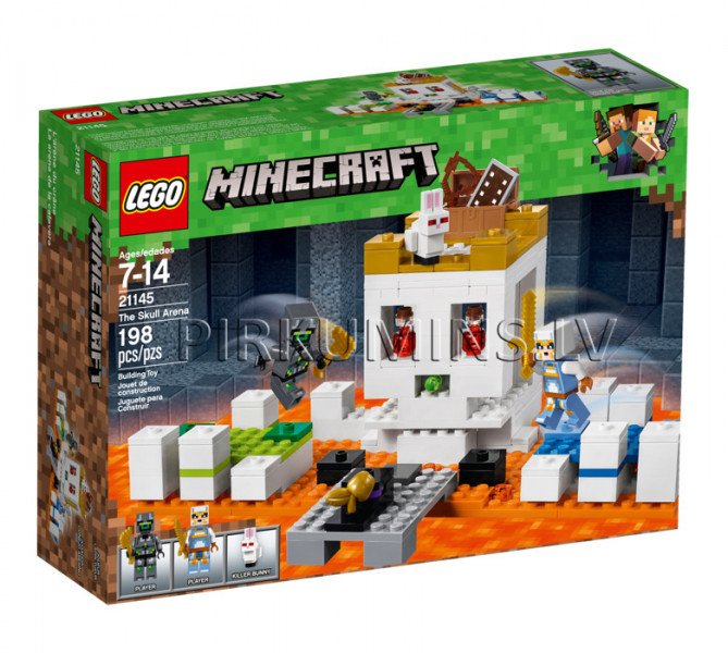 21145 LEGO® Minecraft Арена-череп, c 7 до 14 лет NEW 2018!