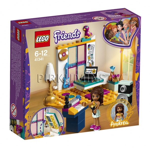 41341 LEGO® Friends Andrea guļamistaba, no 6 līdz 12 gadiem