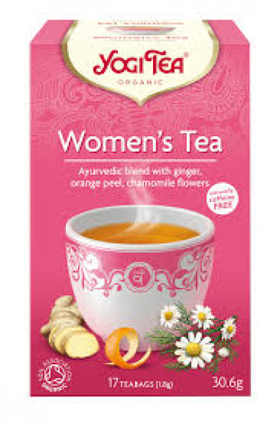 Yogi Tea Sieviešu tēja (Womens Tea) BIO, 30,6 g/17 pac.