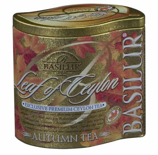 BASILUR AUTUMN TEA Цейлонский чёрный байховый крупнолистовой чай, 100 гр.