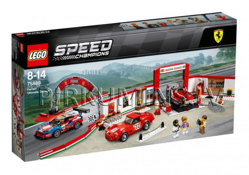 75889 LEGO® Speed Champions Ferrari Ultimate Garage, c 8 до 14 лет