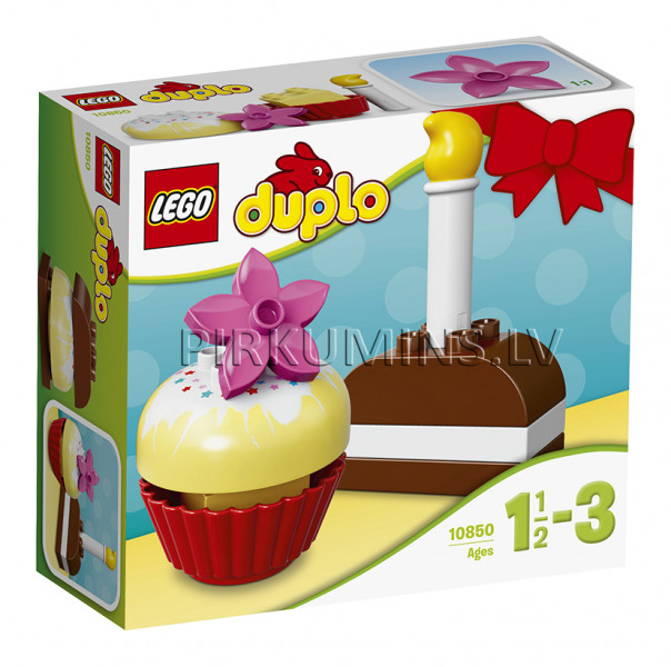 10850 LEGO® DUPLO Мои первые пирожные, от 1.5 до 3 лет
