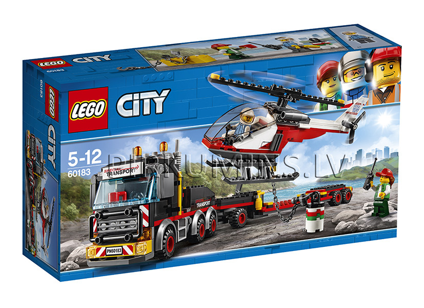 60183 LEGO® City Перевозчик вертолета, c 5 до 12 лет NEW 2018!