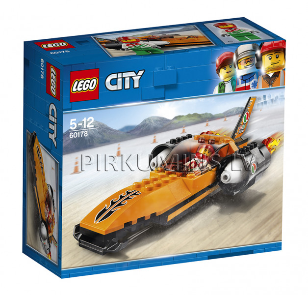 60178 LEGO® City Rekordātrs auto, no 5 līdz 12 gadiem NEW 2018!