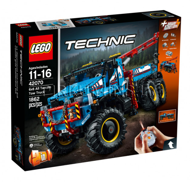 42070 LEGO® Technic 6x6 vilcējauto–visurgājējs, no 11 līdz 16 gadiem