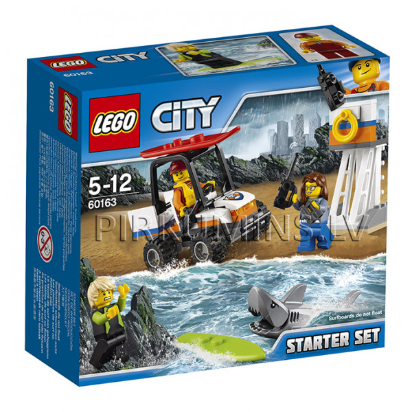 60163 LEGO® City Krasta apsardzes sākuma komplekts, no 5 līdz 12 gadiem