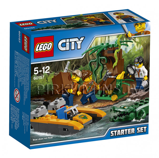 60157 LEGO® City Džungļu sākuma komplekts, no 5 līdz 12 gadiem