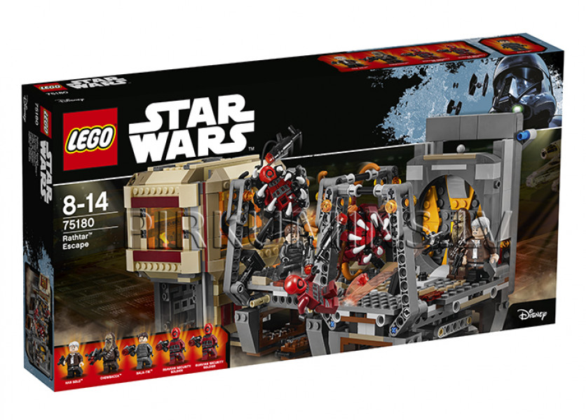 75180 LEGO® Star Wars Rathtar™ bēgšana, no 8 līdz 14 gadiem NEW 2017!