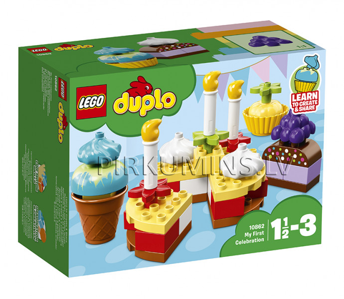 10862 LEGO® DUPLO Мой первый праздник, от 1.5 до 3 лет NEW 2018!