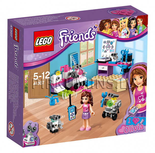 41307 LEGO® Friends Лаборатория Оливии, c 5 до 12 лет