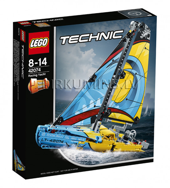 42074 LEGO® Technic Sacīkšu jahta, no 8 līdz 14 gadiem NEW 2018!