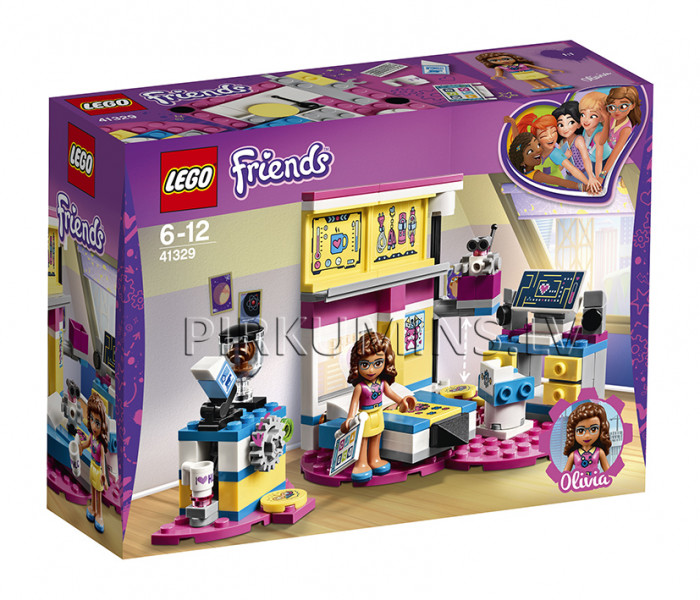 41329 LEGO® Friends Olīvijas luksusa guļamistaba, no 6 līdz 12 gadiem NEW 2018!