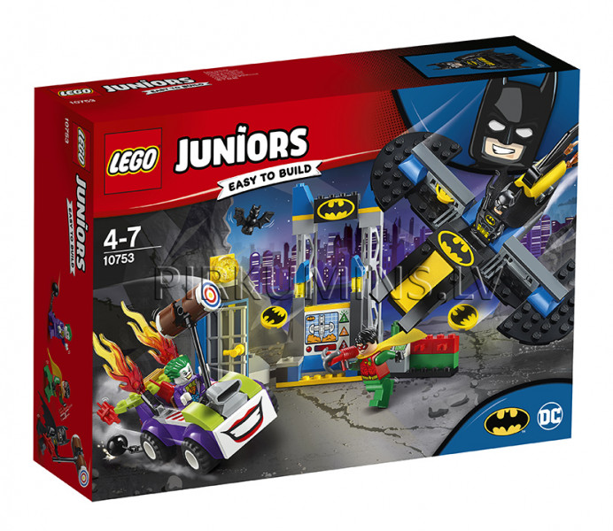 10753 LEGO® Juniors Joker™ uzbrukums Betmena alai, no 4 līdz 7 gadiem NEW 2018!