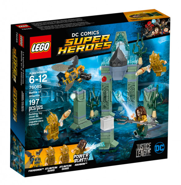 76085 LEGO® Super Heroes Kauja par Atlantīdu, no 6 līdz 12 gadiem(Maksas piegāde eur 3.99)