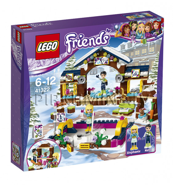 41322 LEGO® Friends Горнолыжный курорт: каток, c 6 до 12 лет