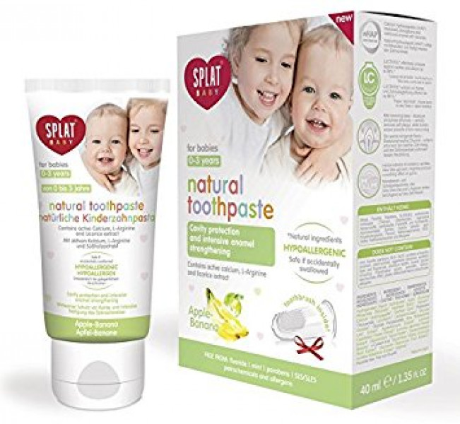 SPLAT BABY (iebuktēts iepak.)Лечебно-профилактическая зубная паста для детей от 0 до 3 лет, 40 мл