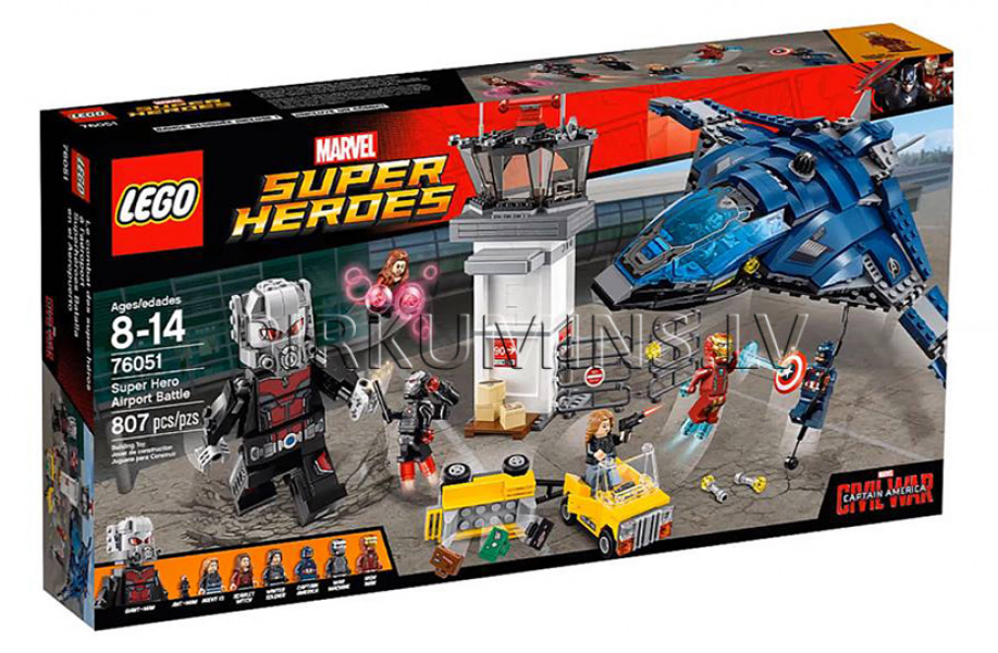 76051 LEGO Super Heroes Сражение в аэропорту, c 8 до 14 лет