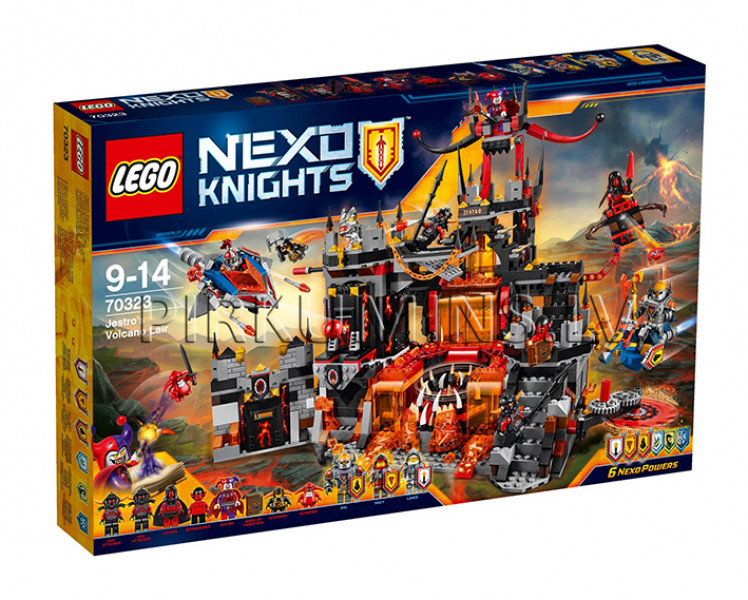 70323 LEGO Nexo Knights Вулканическая база Джестро, c 9 до 14 лет