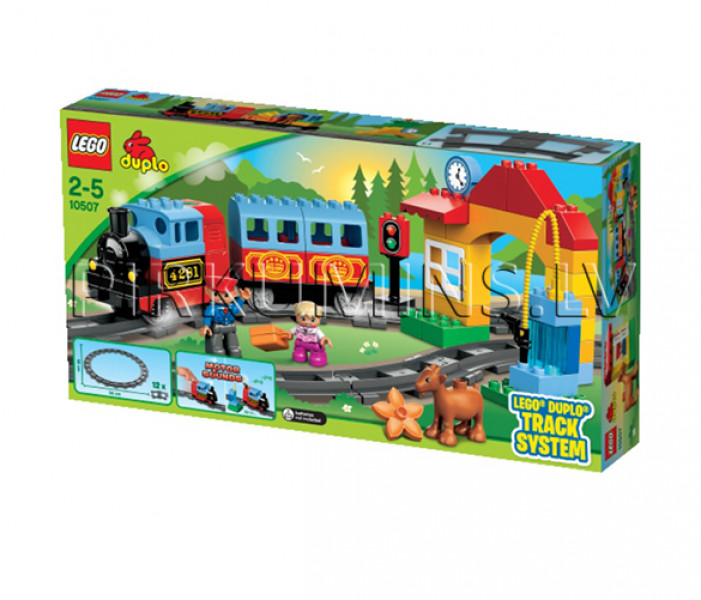 10507 LEGO DUPLO Mans pirmais vilciens, no 2 līdz 5 gadiem