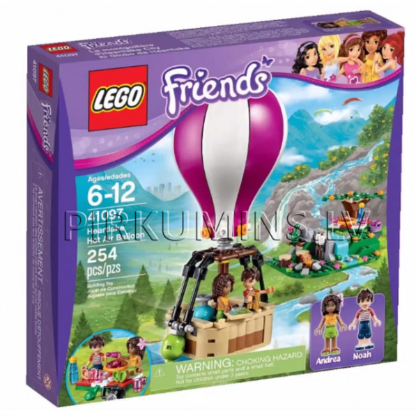 41097 LEGO Friends Gaisa balons Heartlake, no 6 līdz 12 gadiem