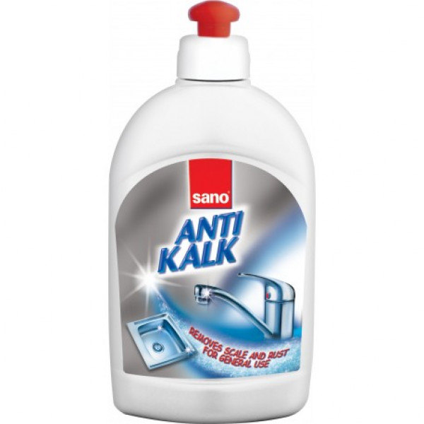 Sano Anti Kalk līdzeklis kaļķakmens noņemšanai no virsmām, 500ml