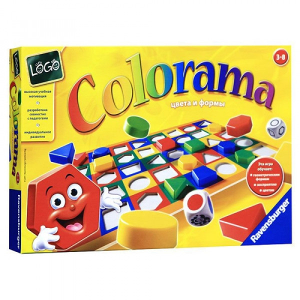 Ravensburger Attīstošā spēle Colorama- krāsas un formas, 3-6 gadiem