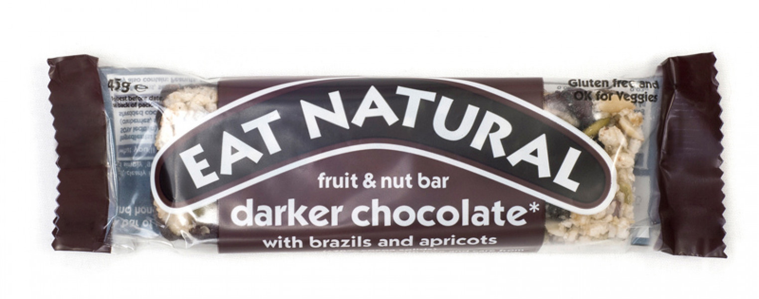 Akcija! Eat Natural batoniņš ar riekstiem, žāvētiem augļiem, sēklām un tumšo šokolādi 45g
