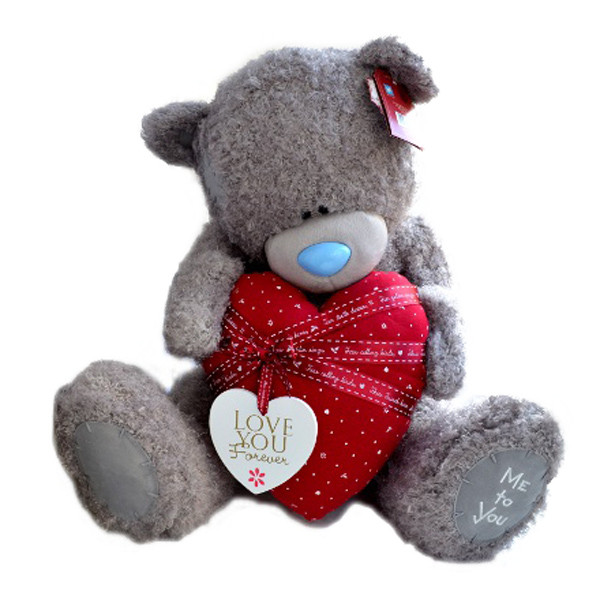 Tatty Teddy Bear Me to You lācis ar sarkanu sirdi, 60 cm