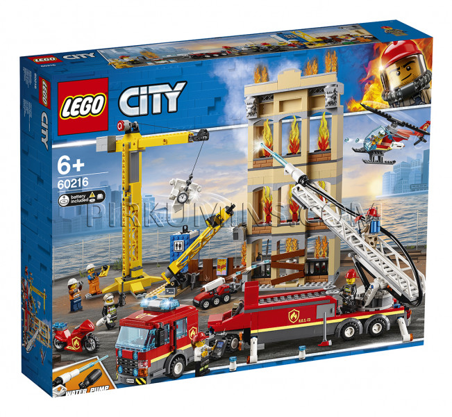 60216 LEGO® City Центральная пожарная станция, c 6+ лет NEW 2019!
