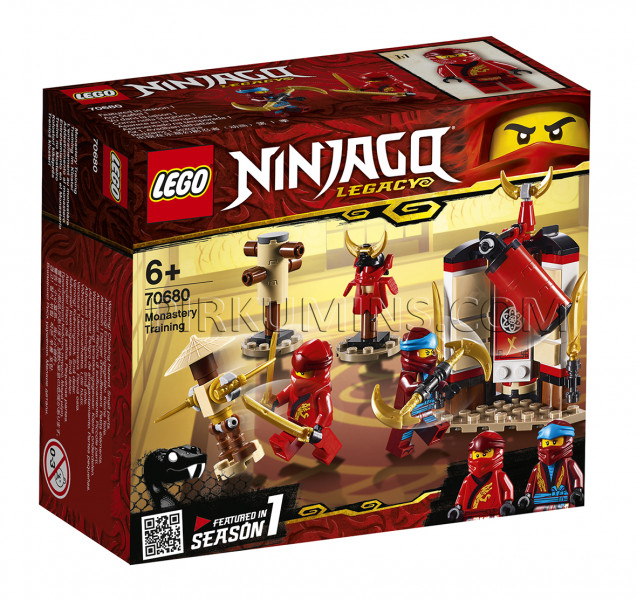 70680 LEGO® Ninjago Treniņš klosterī, no 6+ gadiem NEW 2019!