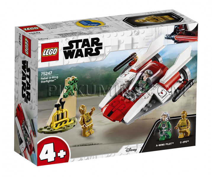 75247 LEGO® Star Wars Dumpinieku A-Wing Starfighter™, no 4+ gadiem NEW 2019!