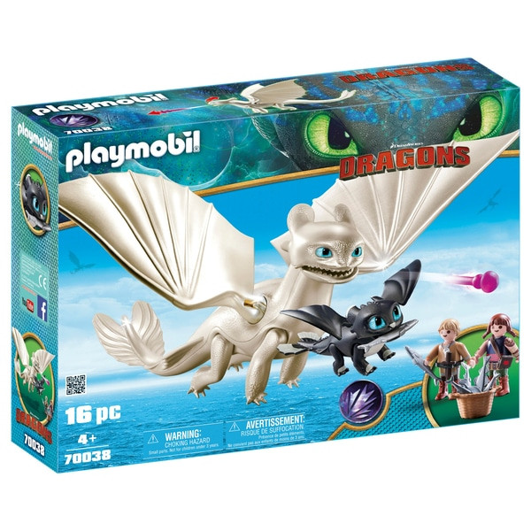 70038 PLAYMOBIL® Dragons Light Fury with Baby Dragon, no 4+