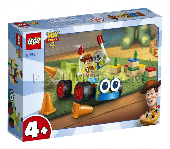 10766 LEGO® Toy Story 4 Вуди на машине, c 4+ лет NEW 2019!