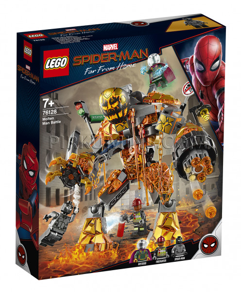 76128 LEGO® Spider Man Molten Man cīņa, no 7+ NEW 2019!