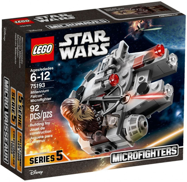 75193 LEGO® Star Wars Millennium Falcon™ mikrocīnītājs, no 6 līdz 12 gadiem NEW 2018!