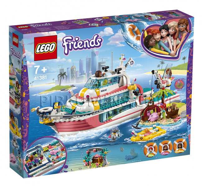 41381 LEGO® Friends Glābšanas misijas laiva, no 7+ gadiem NEW 2019!