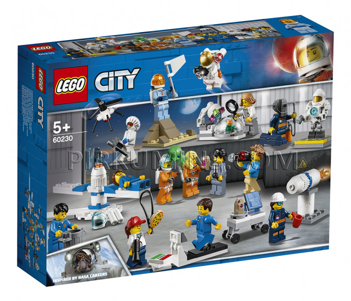 60230 LEGO® City Cilvēku figūru komplekts — kosmosa izpēte un attīstība, no 5+ gadiem NEW 2019!
